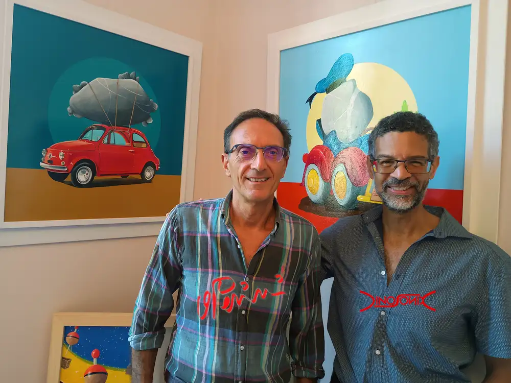 The artists Perini and DeAngelis