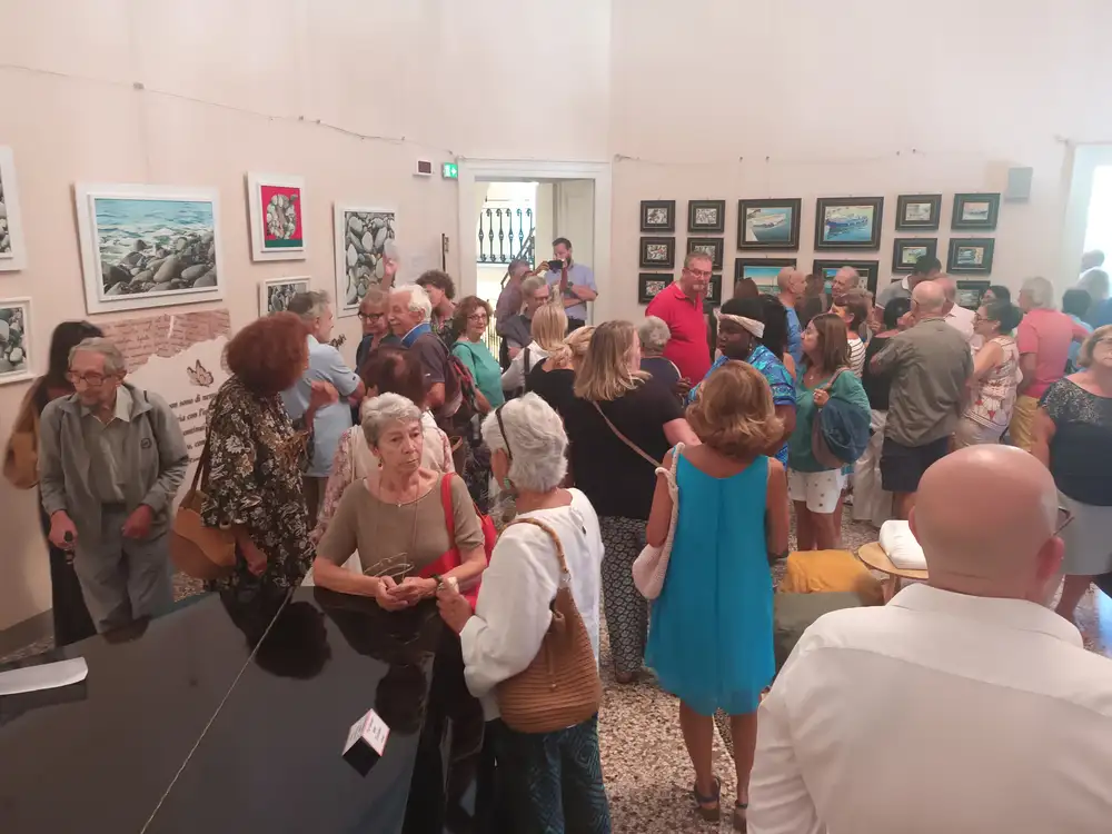 Interior view of the inauguration event